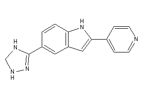 Image of 5-(4,5-dihydro-1H-1,2,4-triazol-3-yl)-2-(4-pyridyl)-1H-indole