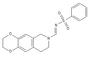 N-(3,6,8,9-tetrahydro-2H-[1,4]dioxino[2,3-g]isoquinolin-7-ylmethylene)benzenesulfonamide