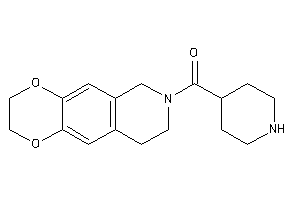 4-piperidyl(3,6,8,9-tetrahydro-2H-[1,4]dioxino[2,3-g]isoquinolin-7-yl)methanone