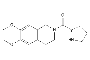 Pyrrolidin-2-yl(3,6,8,9-tetrahydro-2H-[1,4]dioxino[2,3-g]isoquinolin-7-yl)methanone