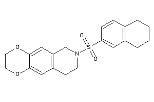 7-tetralin-6-ylsulfonyl-3,6,8,9-tetrahydro-2H-[1,4]dioxino[2,3-g]isoquinoline