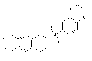 7-(2,3-dihydro-1,4-benzodioxin-6-ylsulfonyl)-3,6,8,9-tetrahydro-2H-[1,4]dioxino[2,3-g]isoquinoline