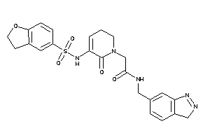 2-[5-(coumaran-5-ylsulfonylamino)-6-keto-2,3-dihydropyridin-1-yl]-N-(3H-indazol-6-ylmethyl)acetamide