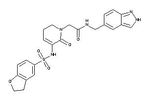 2-[5-(coumaran-5-ylsulfonylamino)-6-keto-2,3-dihydropyridin-1-yl]-N-(2H-indazol-5-ylmethyl)acetamide