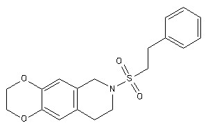 7-phenethylsulfonyl-3,6,8,9-tetrahydro-2H-[1,4]dioxino[2,3-g]isoquinoline