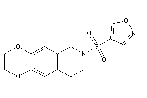 7-isoxazol-4-ylsulfonyl-3,6,8,9-tetrahydro-2H-[1,4]dioxino[2,3-g]isoquinoline