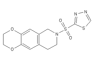 7-(1,3,4-thiadiazol-2-ylsulfonyl)-3,6,8,9-tetrahydro-2H-[1,4]dioxino[2,3-g]isoquinoline