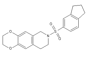 Image of 7-indan-5-ylsulfonyl-3,6,8,9-tetrahydro-2H-[1,4]dioxino[2,3-g]isoquinoline