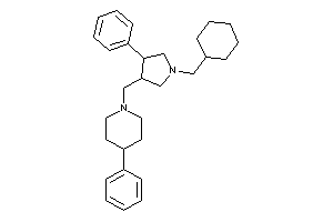 1-[[1-(cyclohexylmethyl)-4-phenyl-pyrrolidin-3-yl]methyl]-4-phenyl-piperidine