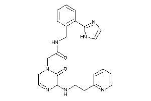 N-[2-(1H-imidazol-2-yl)benzyl]-2-[6-keto-5-[2-(2-pyridyl)ethylamino]-2,5-dihydropyrazin-1-yl]acetamide