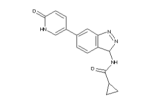 N-[6-(6-keto-1H-pyridin-3-yl)-3H-indazol-3-yl]cyclopropanecarboxamide