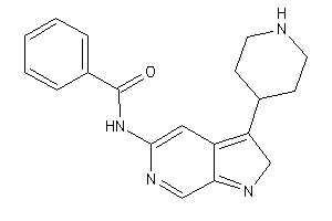 N-[3-(4-piperidyl)-2H-pyrrolo[2,3-c]pyridin-5-yl]benzamide