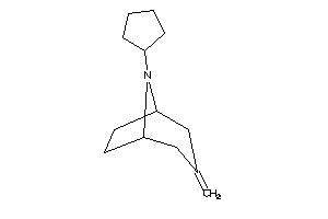 8-cyclopentyl-3-methylene-8-azabicyclo[3.2.1]octane