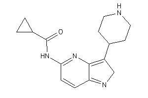 N-[3-(4-piperidyl)-2H-pyrrolo[3,2-b]pyridin-5-yl]cyclopropanecarboxamide