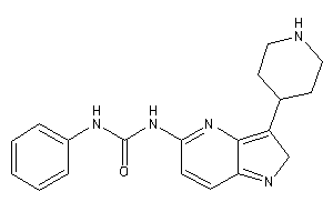 1-phenyl-3-[3-(4-piperidyl)-2H-pyrrolo[3,2-b]pyridin-5-yl]urea