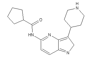 N-[3-(4-piperidyl)-2H-pyrrolo[3,2-b]pyridin-5-yl]cyclopentanecarboxamide