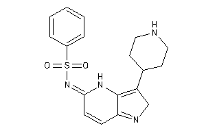 N-[3-(4-piperidyl)-2,4-dihydropyrrolo[3,2-b]pyridin-5-ylidene]benzenesulfonamide