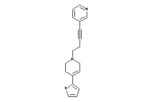 Image of 3-[4-[4-(2-thienyl)-3,6-dihydro-2H-pyridin-1-yl]but-1-ynyl]pyridine