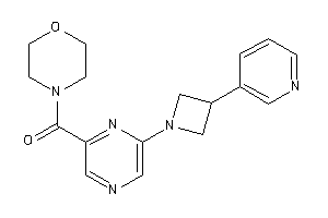 Image of Morpholino-[6-[3-(3-pyridyl)azetidin-1-yl]pyrazin-2-yl]methanone
