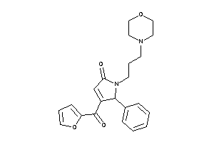 4-(2-furoyl)-1-(3-morpholinopropyl)-5-phenyl-3-pyrrolin-2-one