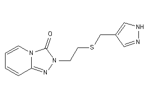 2-[2-(1H-pyrazol-4-ylmethylthio)ethyl]-[1,2,4]triazolo[4,3-a]pyridin-3-one