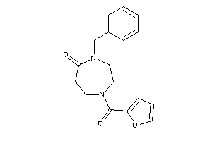 4-benzyl-1-(2-furoyl)-1,4-diazepan-5-one