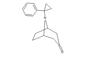 8-(1-phenylcyclopropyl)-8-azabicyclo[3.2.1]octan-3-one