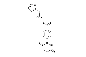 Image of 4-(3,6-diketohexahydropyridazin-1-yl)benzoic Acid [2-keto-2-(2-thienylamino)ethyl] Ester