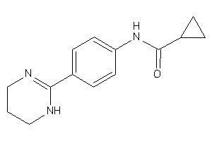 N-[4-(1,4,5,6-tetrahydropyrimidin-2-yl)phenyl]cyclopropanecarboxamide