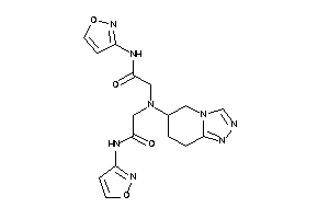 N-isoxazol-3-yl-2-[[2-(isoxazol-3-ylamino)-2-keto-ethyl]-(5,6,7,8-tetrahydro-[1,2,4]triazolo[4,3-a]pyridin-6-yl)amino]acetamide