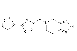 Image of 4-(2,4,6,7-tetrahydropyrazolo[4,3-c]pyridin-5-ylmethyl)-2-(2-thienyl)oxazole