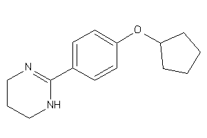 2-[4-(cyclopentoxy)phenyl]-1,4,5,6-tetrahydropyrimidine