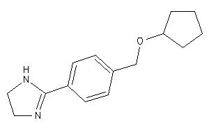 2-[4-(cyclopentoxymethyl)phenyl]-2-imidazoline