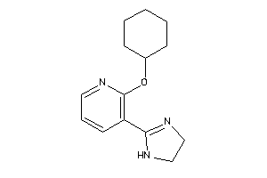 2-(cyclohexoxy)-3-(2-imidazolin-2-yl)pyridine