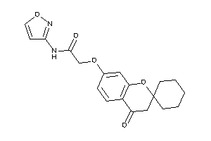 Image of N-isoxazol-3-yl-2-(4-ketospiro[chroman-2,1'-cyclohexane]-7-yl)oxy-acetamide