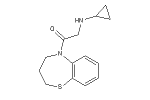 2-(cyclopropylamino)-1-(3,4-dihydro-2H-1,5-benzothiazepin-5-yl)ethanone