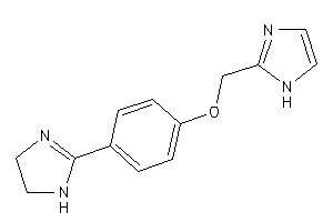 2-[[4-(2-imidazolin-2-yl)phenoxy]methyl]-1H-imidazole
