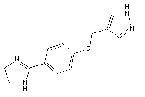 4-[[4-(2-imidazolin-2-yl)phenoxy]methyl]-1H-pyrazole