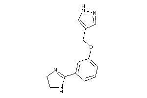 4-[[3-(2-imidazolin-2-yl)phenoxy]methyl]-1H-pyrazole