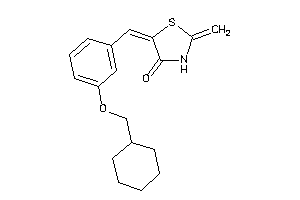 Image of 5-[3-(cyclohexylmethoxy)benzylidene]-2-methylene-thiazolidin-4-one