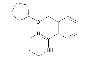 2-[2-(cyclopentoxymethyl)phenyl]-1,4,5,6-tetrahydropyrimidine