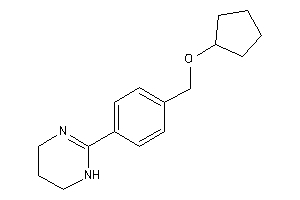2-[4-(cyclopentoxymethyl)phenyl]-1,4,5,6-tetrahydropyrimidine