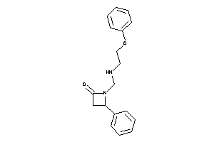 Image of 1-[(2-phenoxyethylamino)methyl]-4-phenyl-azetidin-2-one