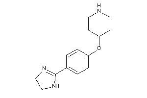 4-[4-(2-imidazolin-2-yl)phenoxy]piperidine