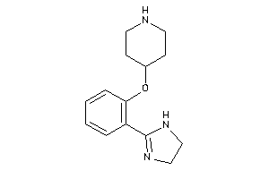4-[2-(2-imidazolin-2-yl)phenoxy]piperidine
