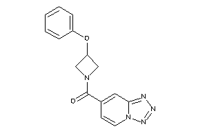 (3-phenoxyazetidin-1-yl)-(tetrazolo[1,5-a]pyridin-7-yl)methanone