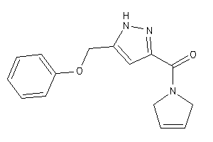 Image of [5-(phenoxymethyl)-1H-pyrazol-3-yl]-(3-pyrrolin-1-yl)methanone