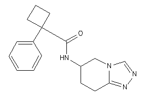 1-phenyl-N-(5,6,7,8-tetrahydro-[1,2,4]triazolo[4,3-a]pyridin-6-yl)cyclobutanecarboxamide