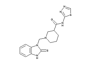 N-(1,3,4-thiadiazol-2-yl)-1-[(2-thioxo-3H-benzimidazol-1-yl)methyl]nipecotamide