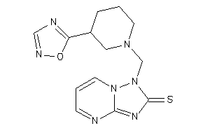 1-[[3-(1,2,4-oxadiazol-5-yl)piperidino]methyl]-[1,2,4]triazolo[1,5-a]pyrimidine-2-thione
